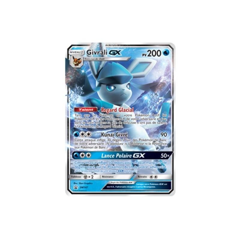 Carte pokemon givrali gx sm 147