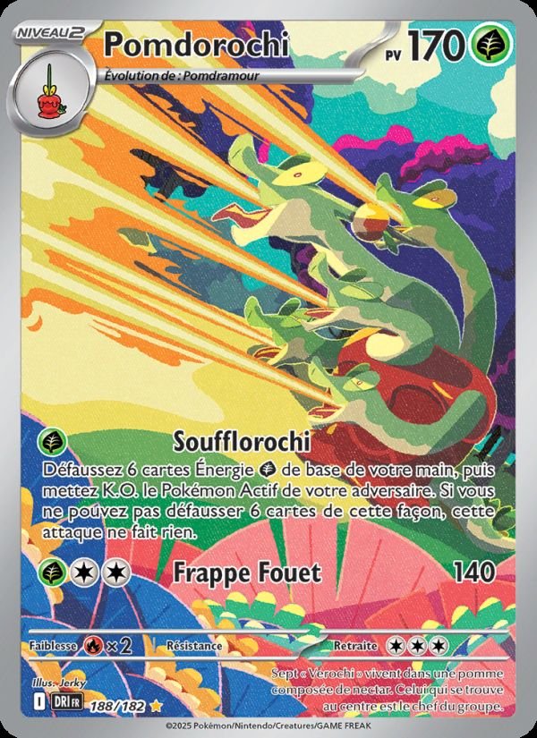 Carte pokemon pomdorochi dri 188/182 normal