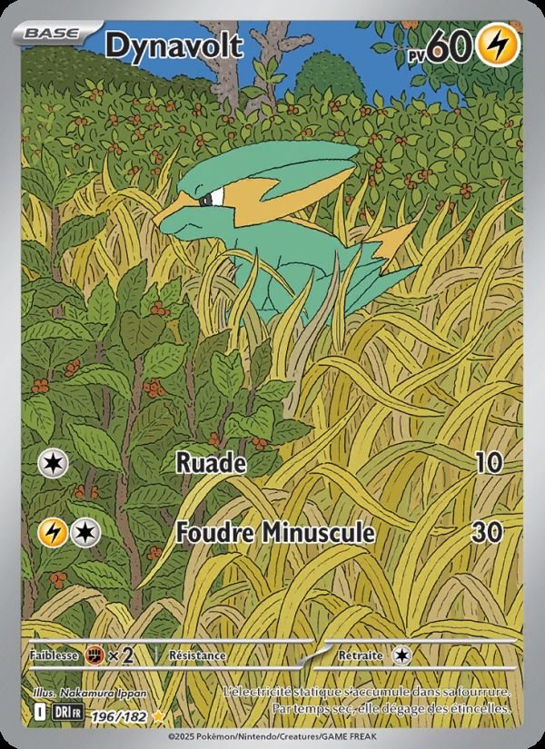 Carte pokemon dynavolt dri 196/182 normal