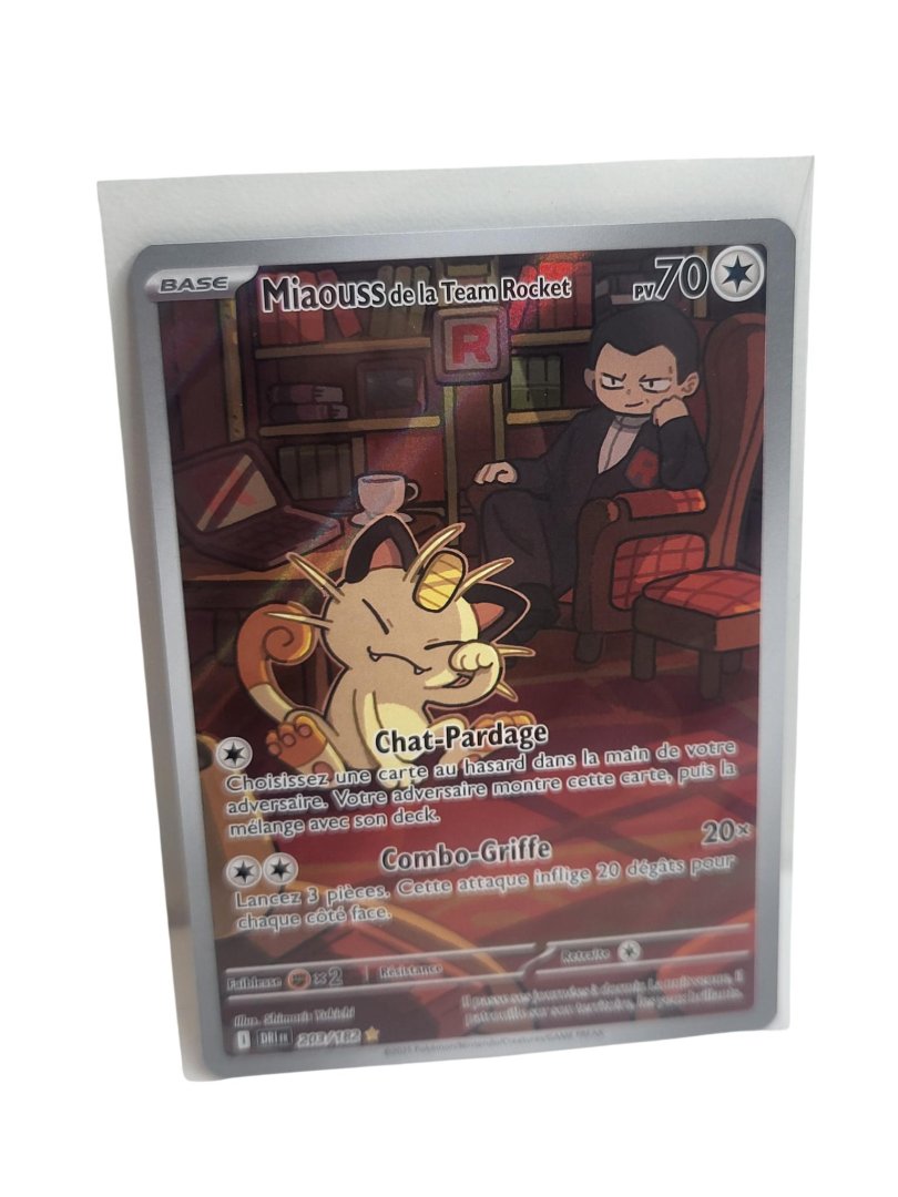 Carte pokemon miaouss de la team rocket dri 203/182 normal