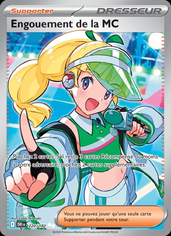 Carte pokemon engouement de la mc dri 220/182 normal