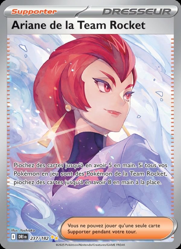 Carte pokemon ariane de la team rocket dri 237/182 normal