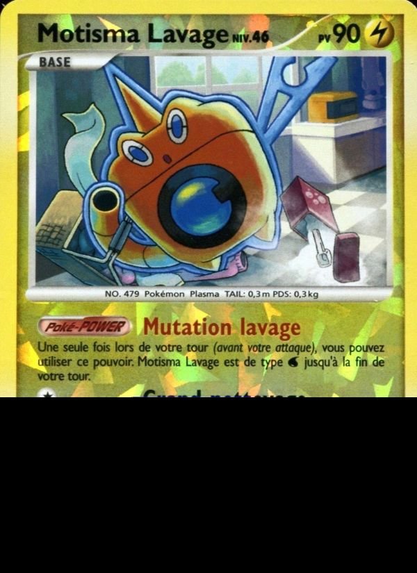 Carte pokemon motisma lavage niv. 46 rr rt5/111