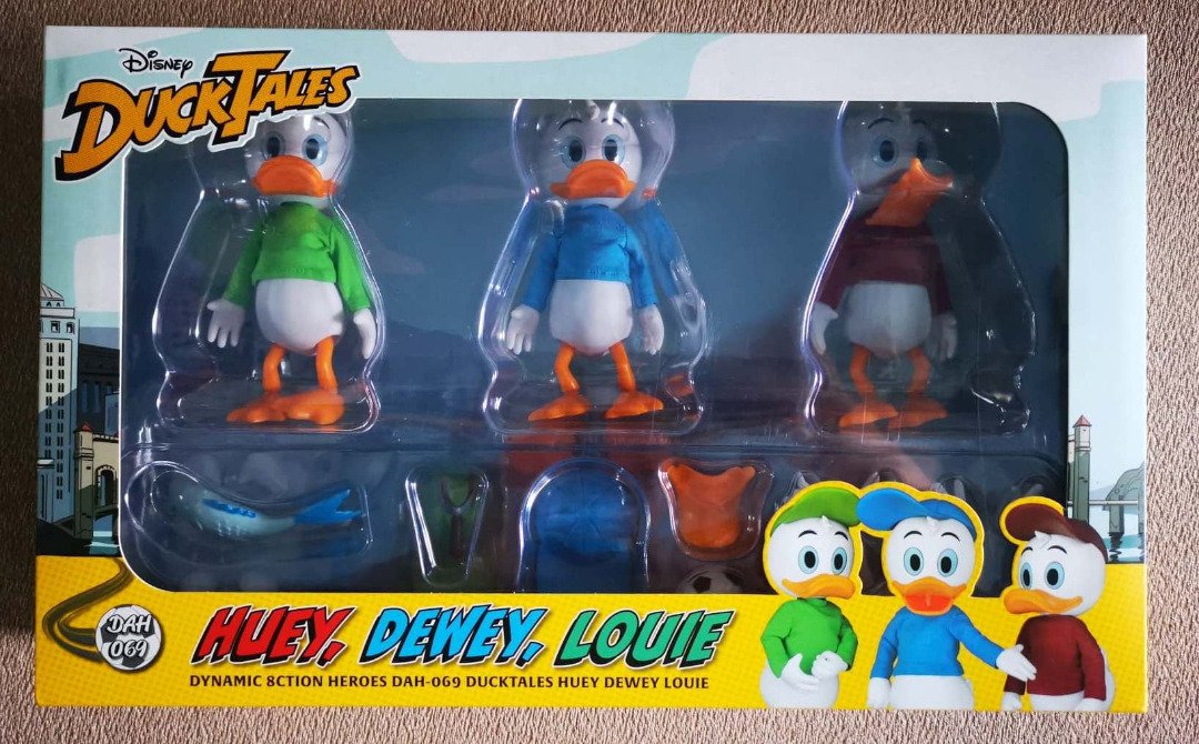 Figurine duck tales - riri, fifi et loulou