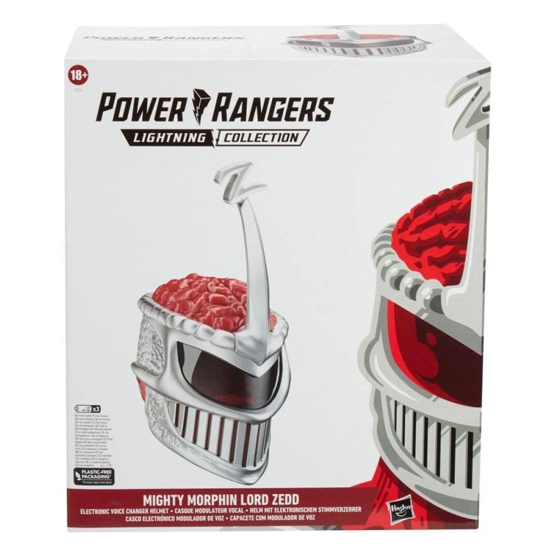 Figurine power rangers lightning collection, lord zedd, casque de cosplay