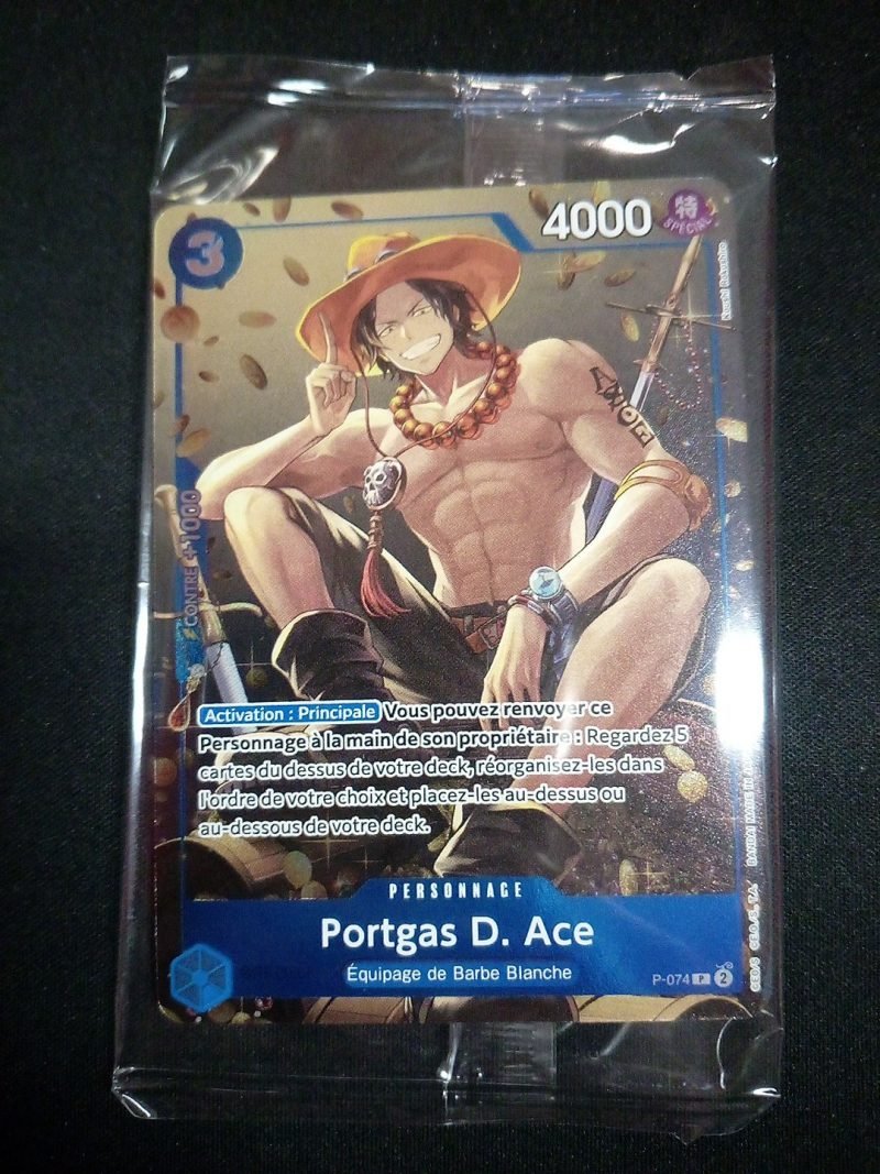Carte a collectionner portgas.d.ace (p-074) (v.2)