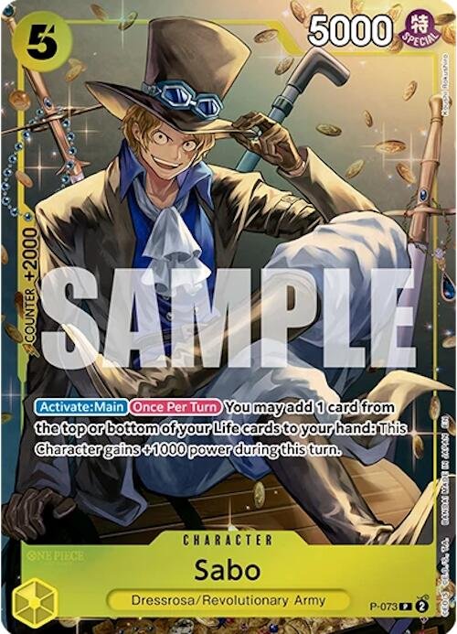 Cartes a collectionner sabo (p-073) (v.2)