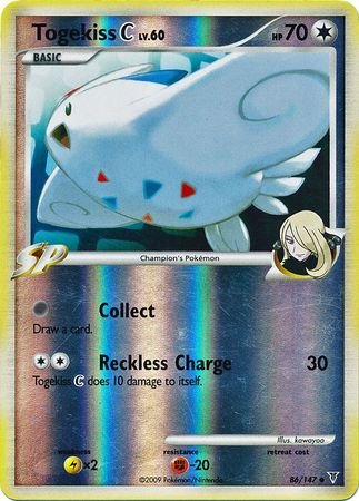 Carte pokemon togekiss [c] lv.60 sv 86/147 reverse