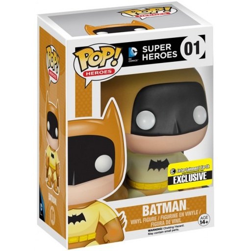 Figurine dc super heroes batman jaune 01