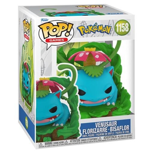 Figurine pop - pokemon n°1158 - venusaur - florizarre - bi