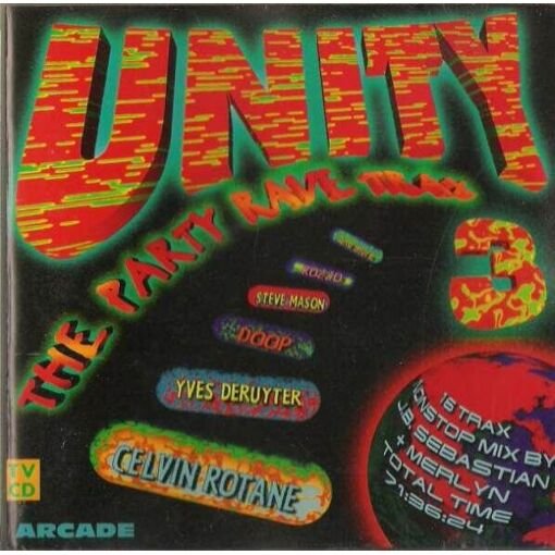 Cd unity 3 - the party rave trax