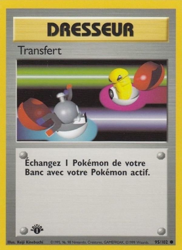 Carte pokemon transfert bs 95/102 normal