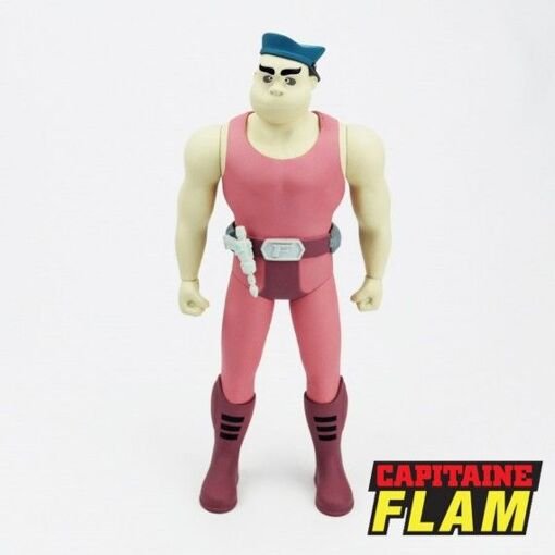 Figurine capitaine flam - boite fr mala 20cm