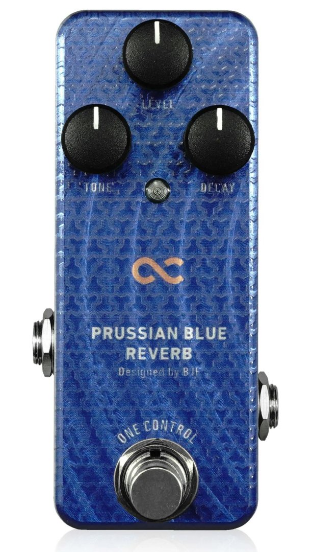 Pedale d'effet prussian blue reverb