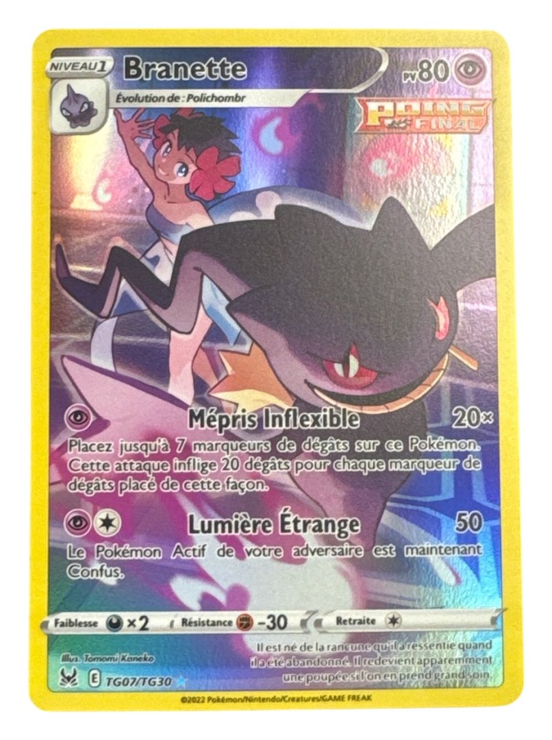 Cartes a collectionner branette tg07/tg30