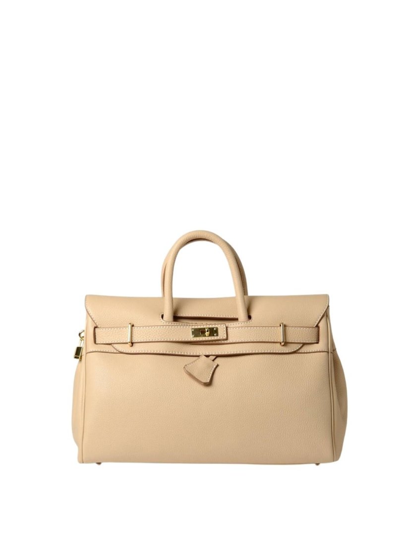 Sac pyla cuir beige