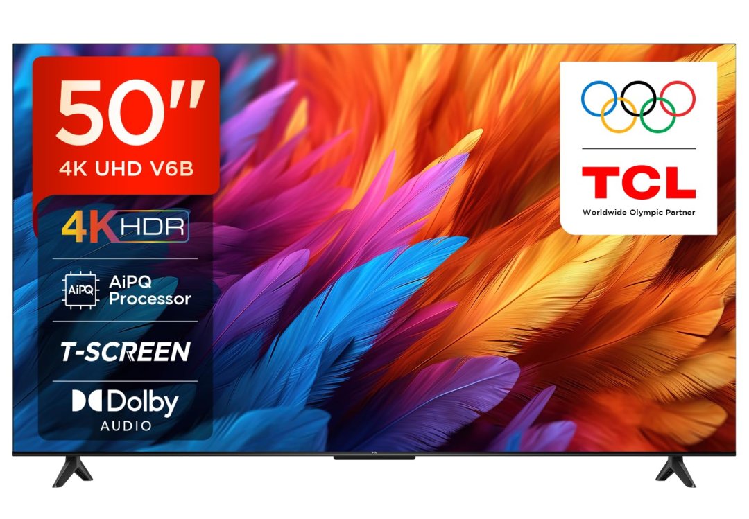 Smart tv led 50v6b 50" led ultra hd 4k oui50/60htz