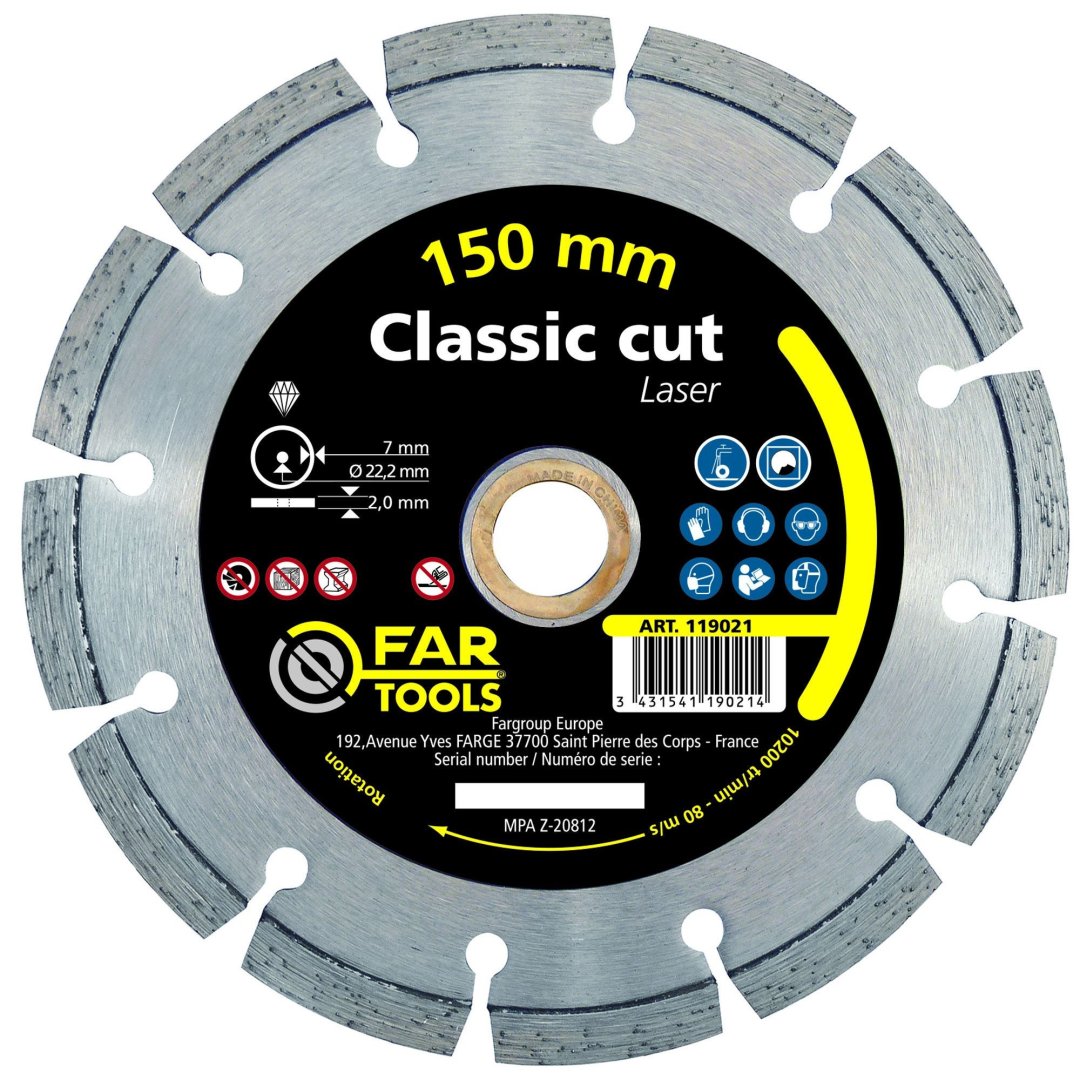 Disque 150mm classic cut