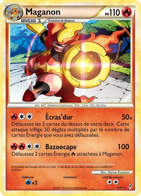 Carte pokemon maganon cl 16