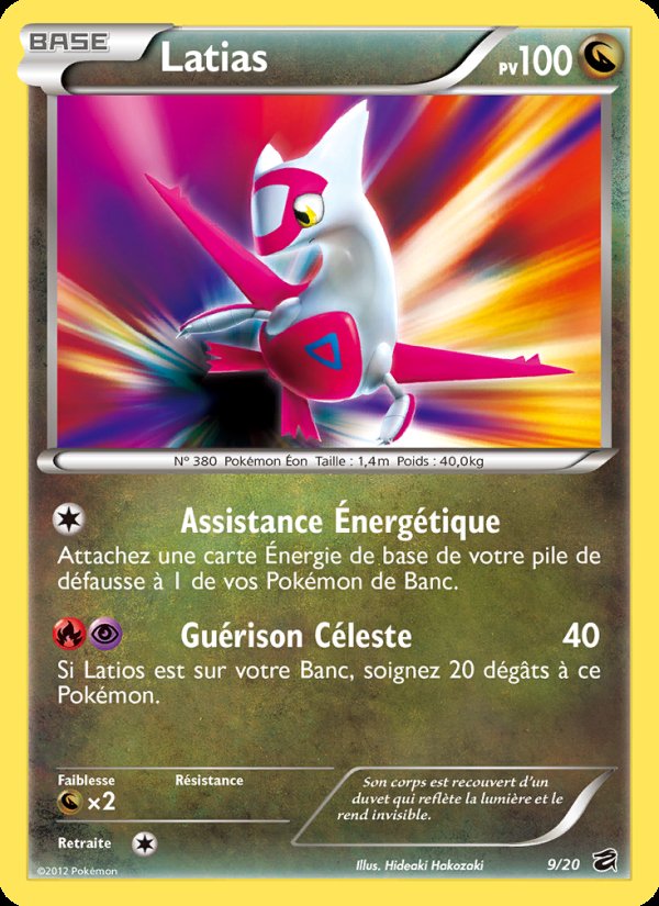 Carte pokemon latias drv sept-20 holo