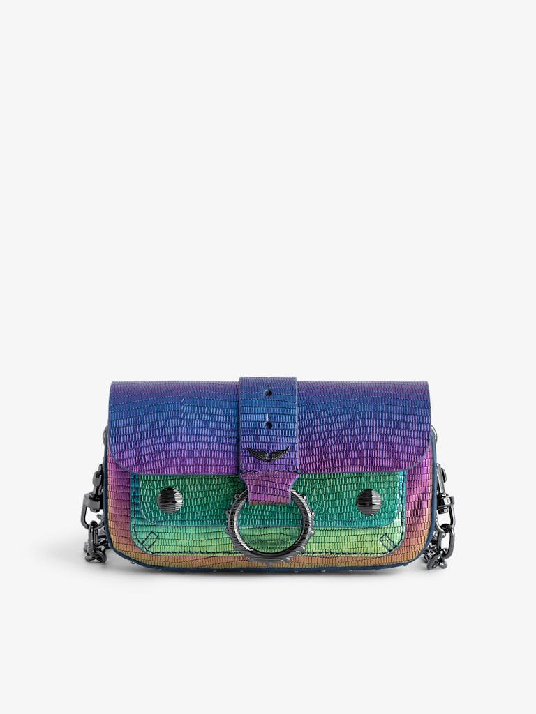 Sac kate wallet ecailles irisees