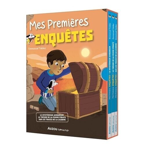 Mes premieres enquetes - coffret en 3 volumes : le mysterieux amoureux - le tresor de la femme p