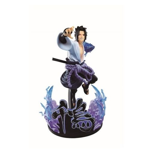 Naruto shippuden - uchiha sasuke - figurine vibration stars 20cm