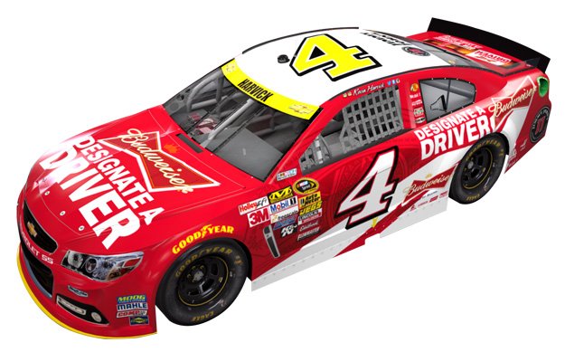 Voiture de collection 1/24 4 kevin harvick 4