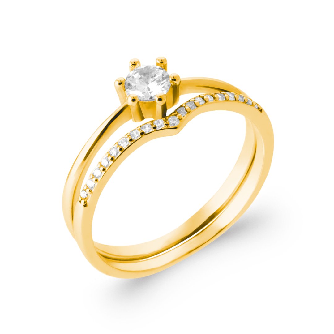 Bague pl-or 750 3mic oz 2993710