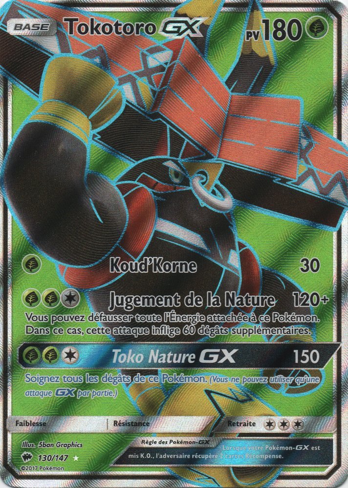 Cartes tokotoro 130/147