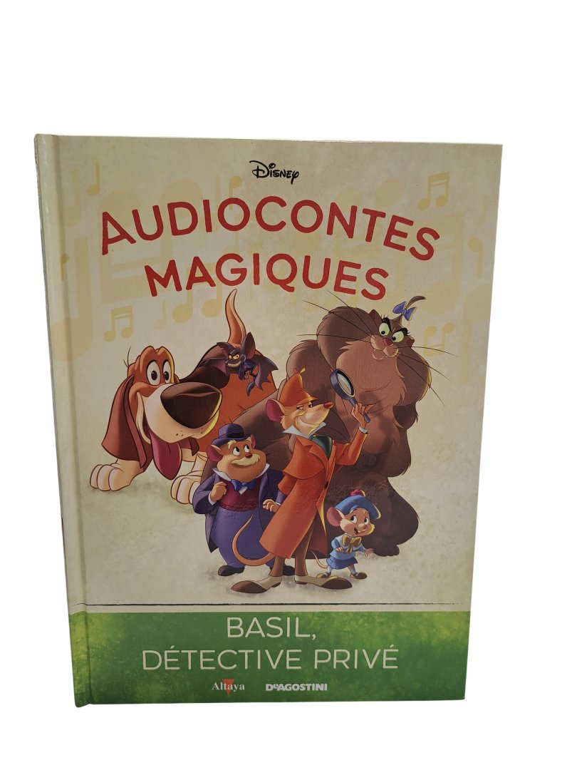 Livre audiocontes magiques altaya basil detective prive