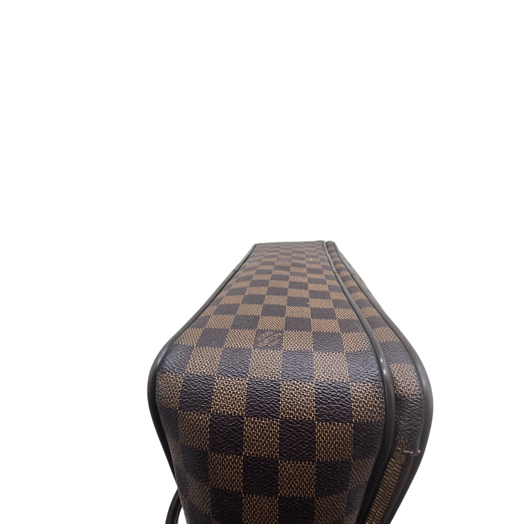 Cartable icare toile damier ebene avec bandouliere