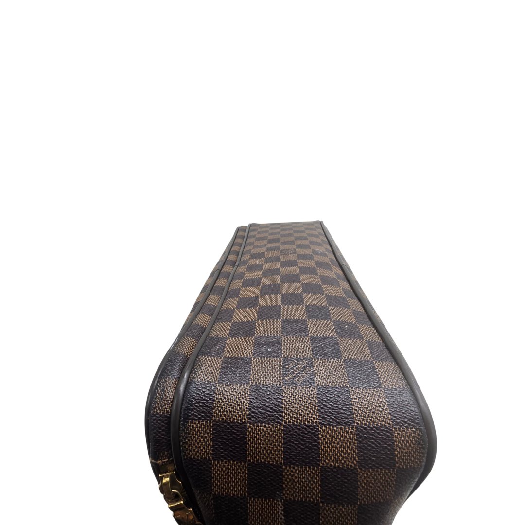 Cartable icare toile damier ebene avec bandouliere