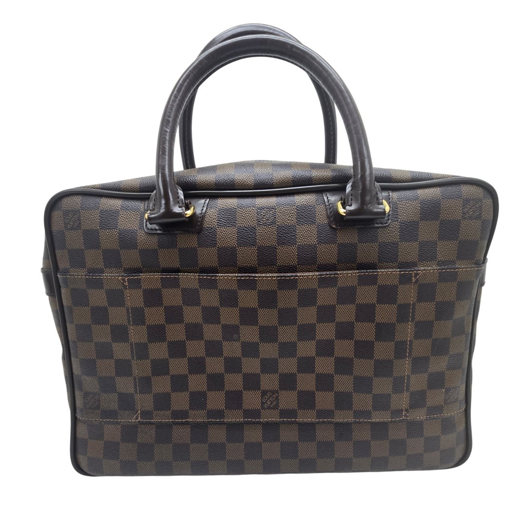 Cartable icare toile damier ebene avec bandouliere