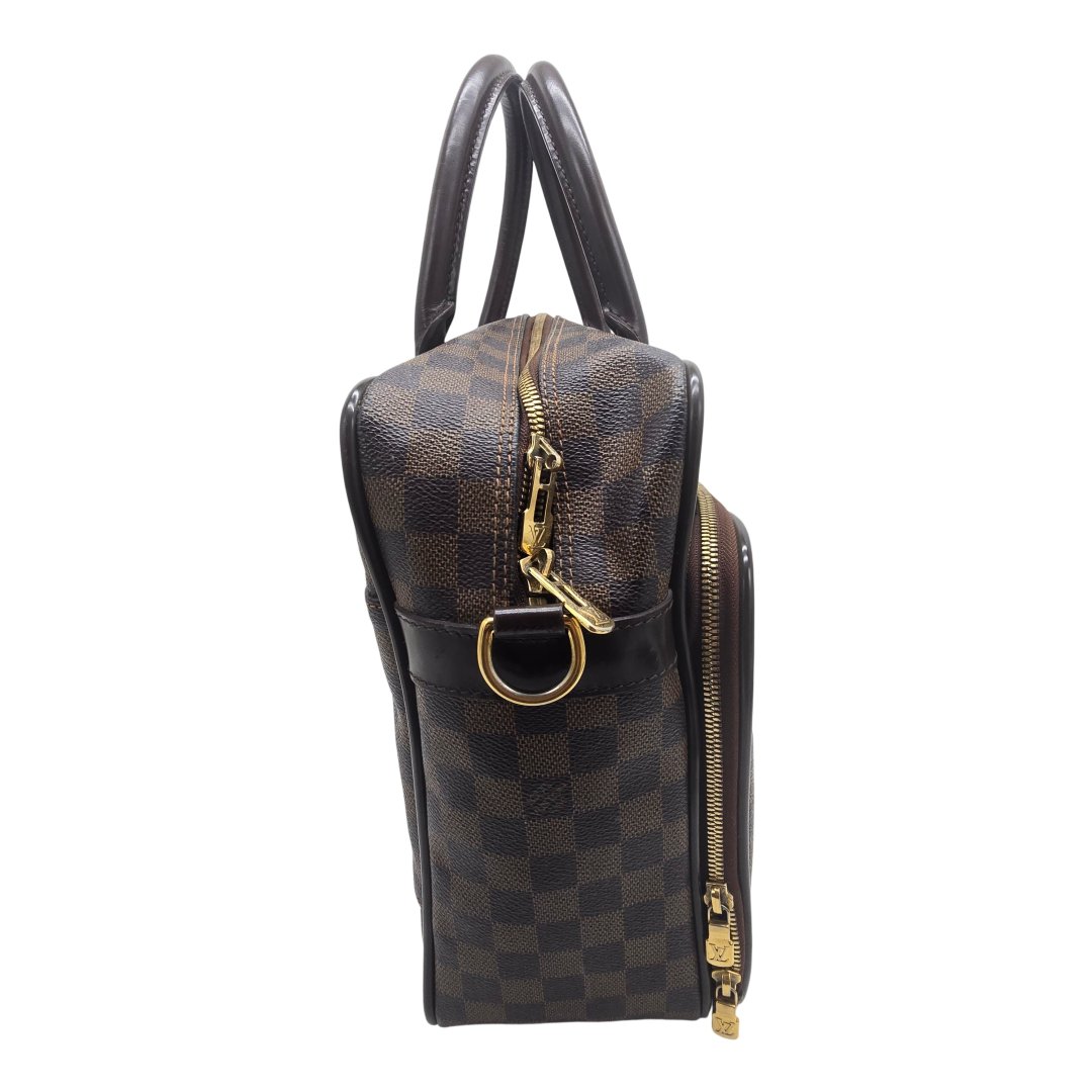Cartable icare toile damier ebene avec bandouliere
