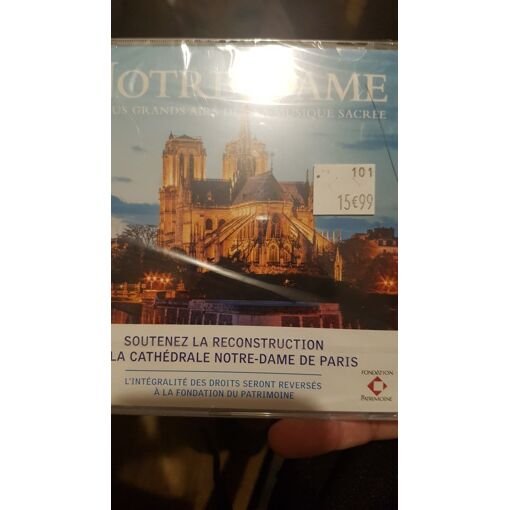 Cd notre-dame les plus grandes aires de la musique sacree