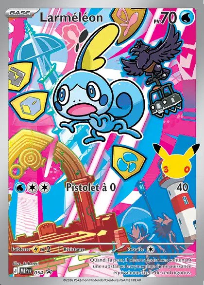 Carte pokemon larmeleon mep 054