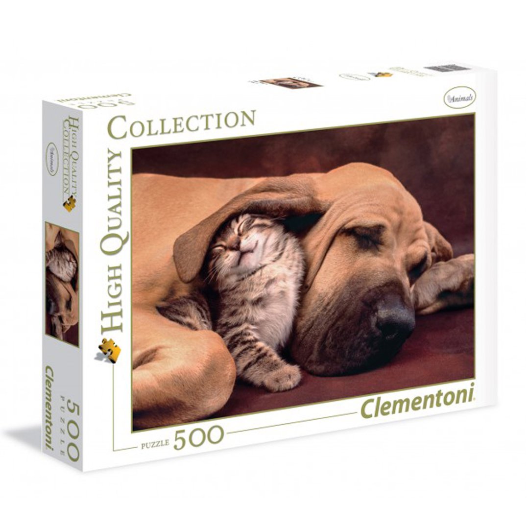 Puzzle 500pcs tendresse animale