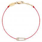 Bracelet marilyn avec diamant 0.29 carat en serti griffe or