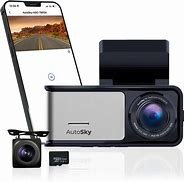 Dual dashcam avec gps & wlan