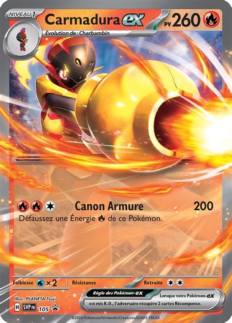 Carte pokemon carmaduea ex svp 105 promo