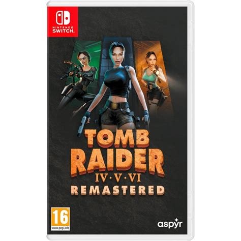 Jeu nintendo tomb raider iv vi remastered starring lara croft