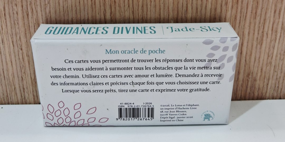 Mon oracle de poche guidances divines - 40 cartes d'inspiration