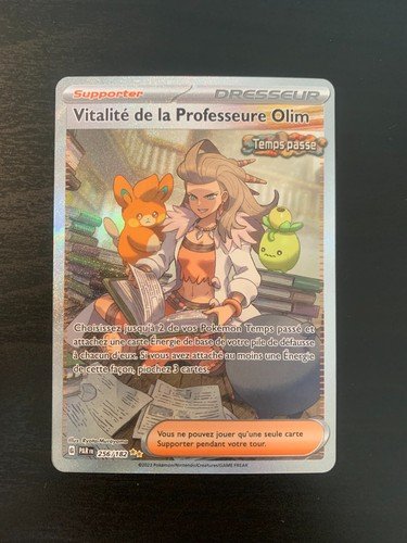 Cartes a collectionner vitalite du professeure olim 256/182
