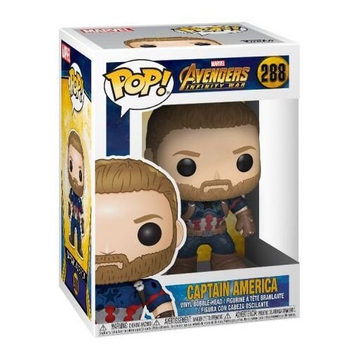 Figurine pop - marvel avengers infinity war - captain america -