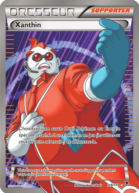 Carte pokemon xanthin phf 119