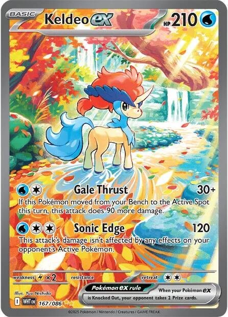 Cartes a collectionner keldeo ex 167
