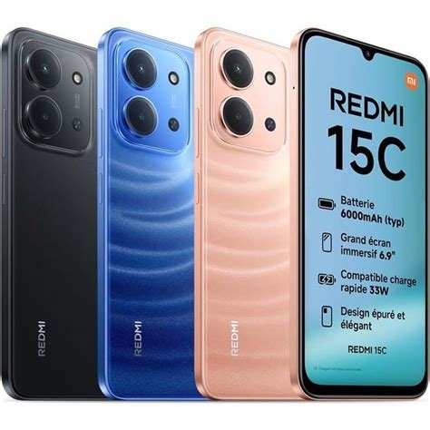 Xiaomi redmi smartphone 15c 128go