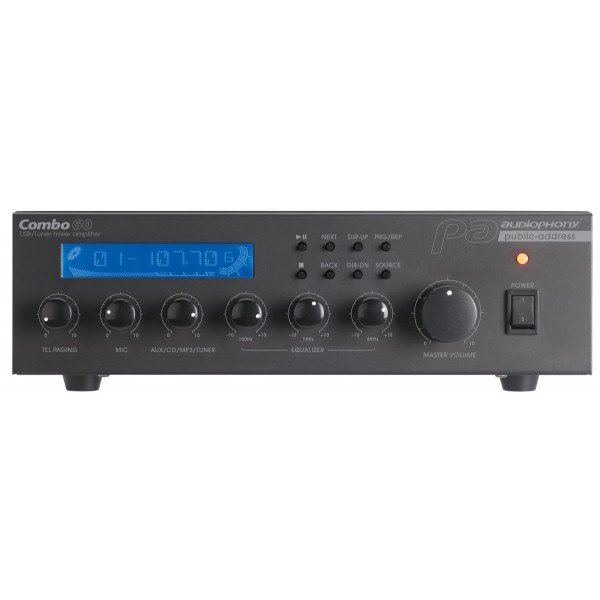 Ampli/tuner/lecteur cle usb combo60