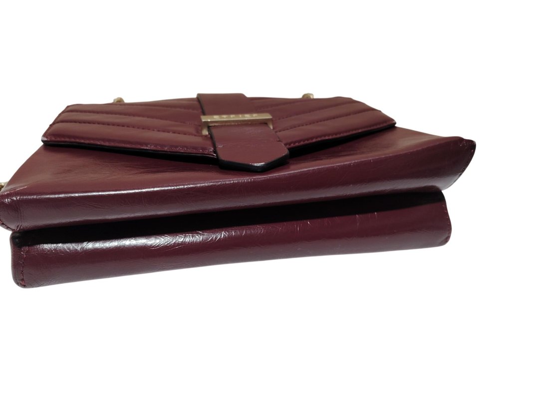Maroquinerie sac bordeau cuir